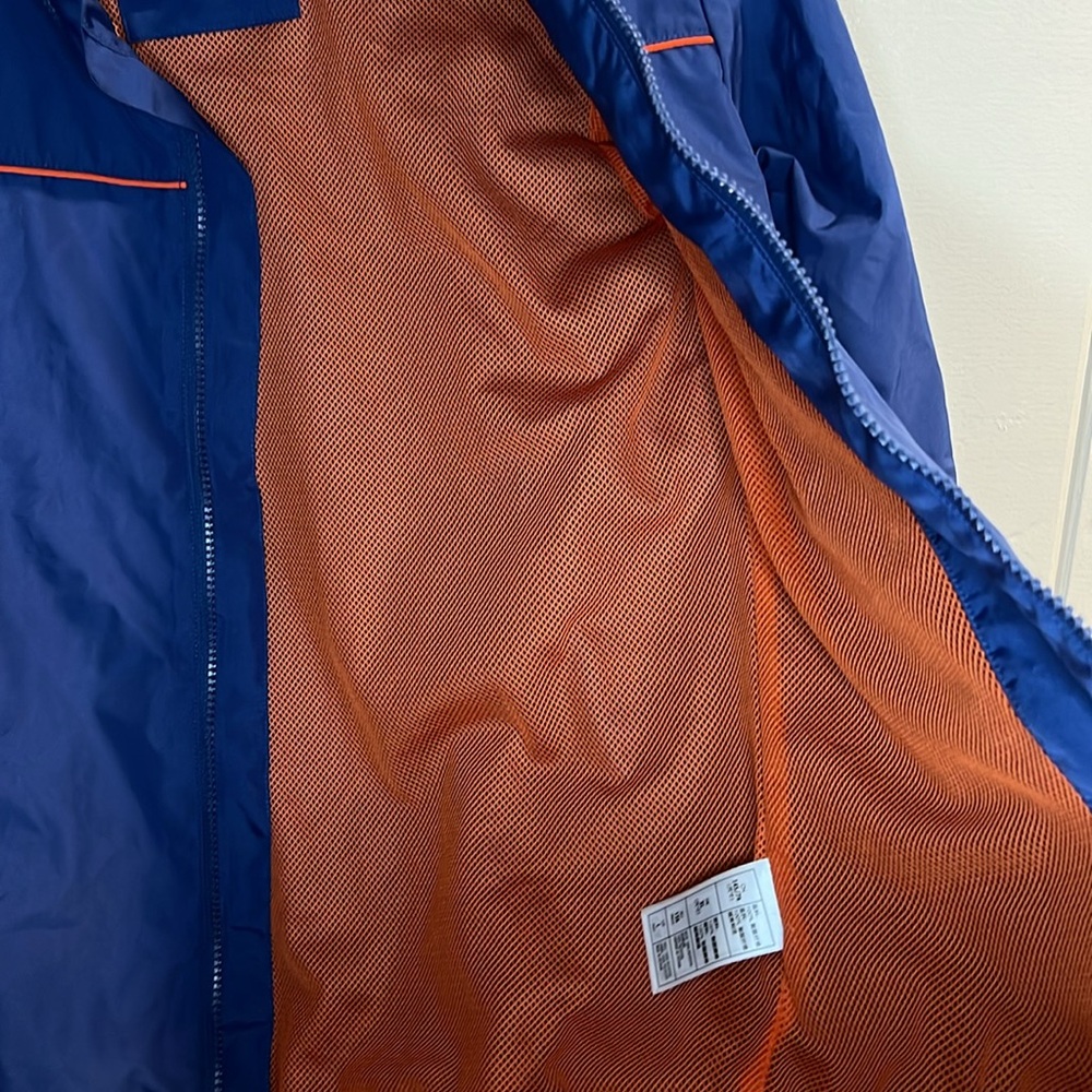 Walt Disney World Rain Jacket Windbreaker Hooded Blue - size Large - Picture 6 of 11